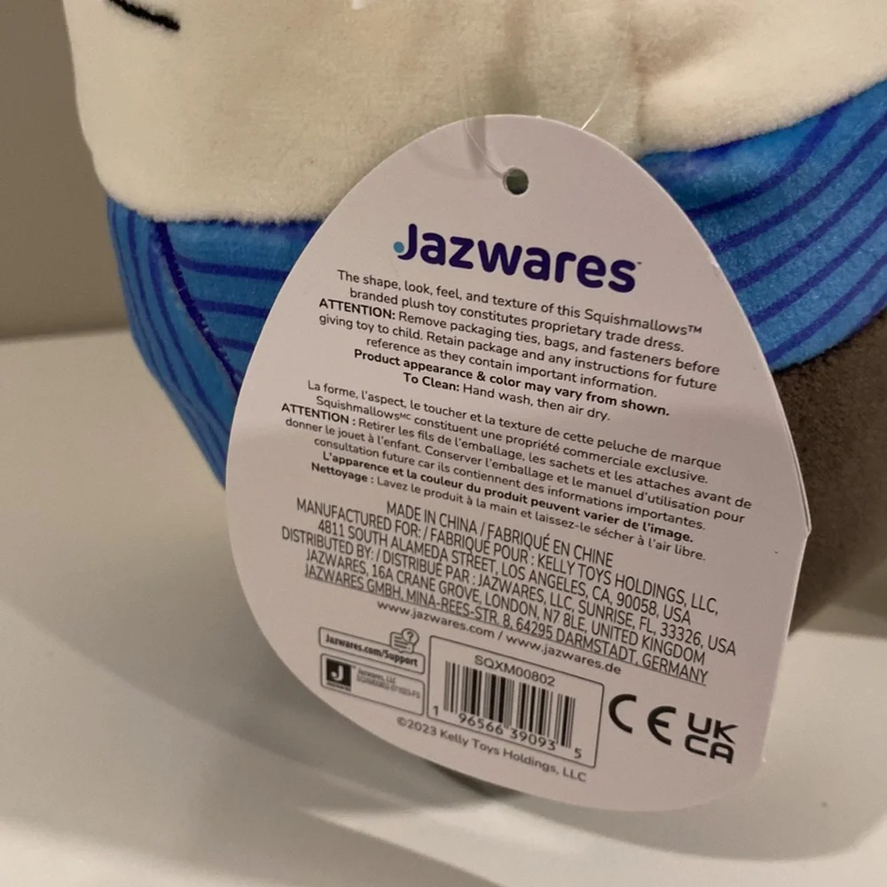 Squishmallow Cam the Cat with Blue Scarf and Hat 8” NWT Christmas 2023 - Picture 4 of 4